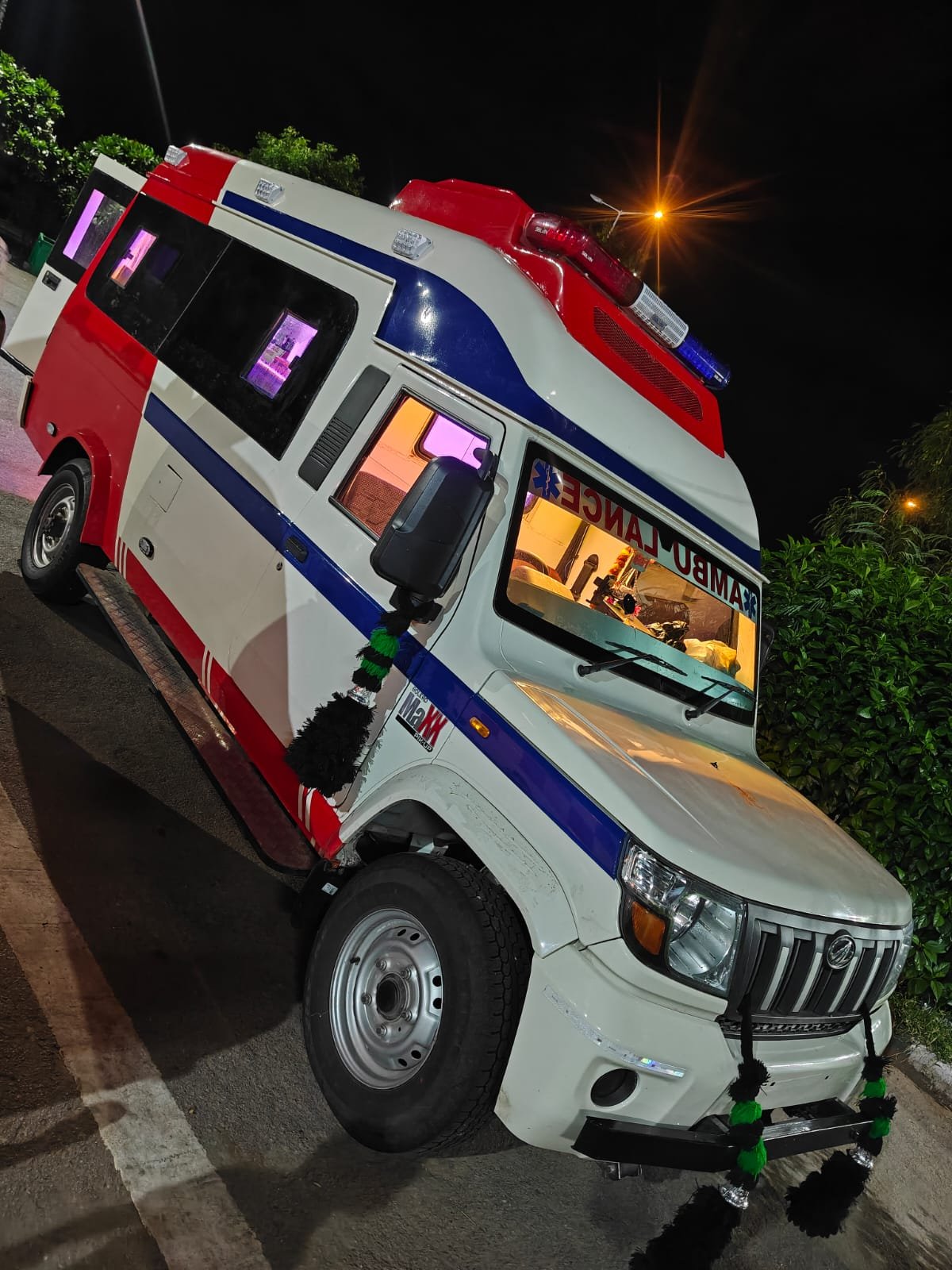 Ajay Ambulance Service ambulance and paramedic team